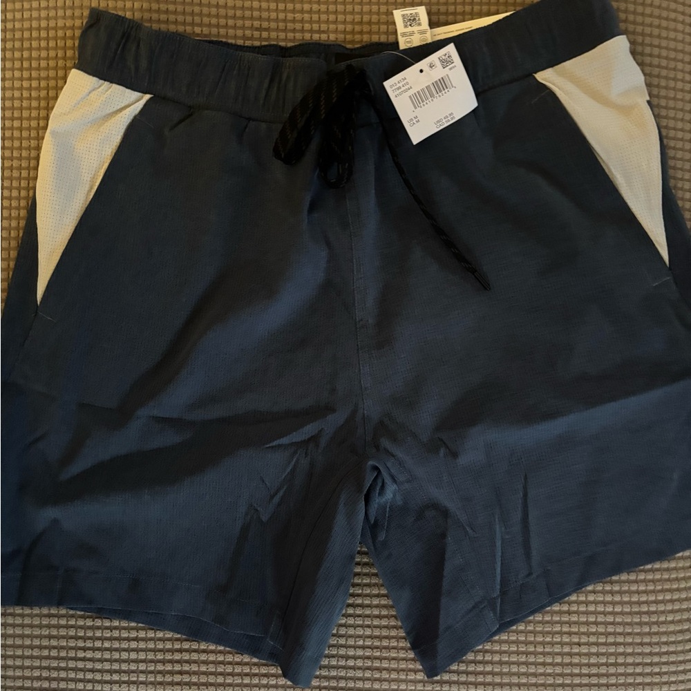 American Eagle Outfitters Athletic Shorts - Navy and White
